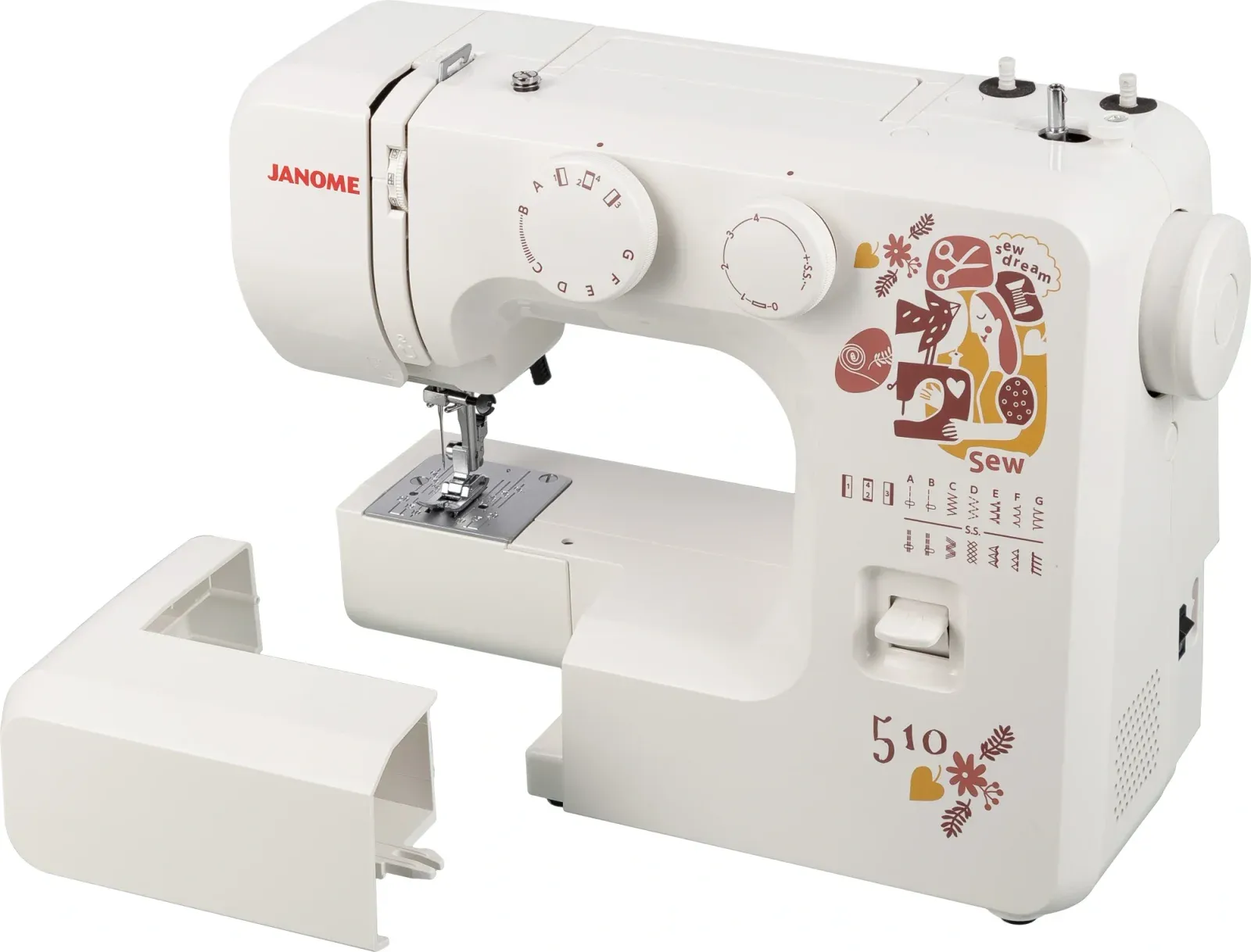 Швейная машина Janome Sew dream 510 белый - фото 5