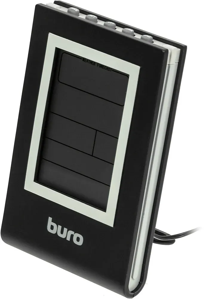 Погодная станция Buro H117AB серебристый/черный