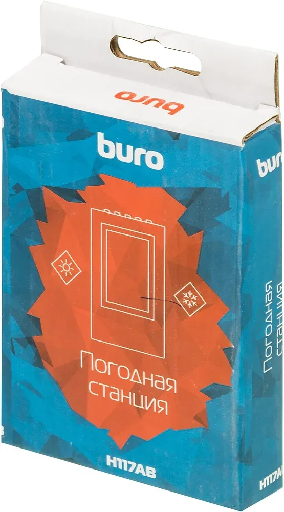 Погодная станция Buro H117AB серебристый/черный - фото 7
