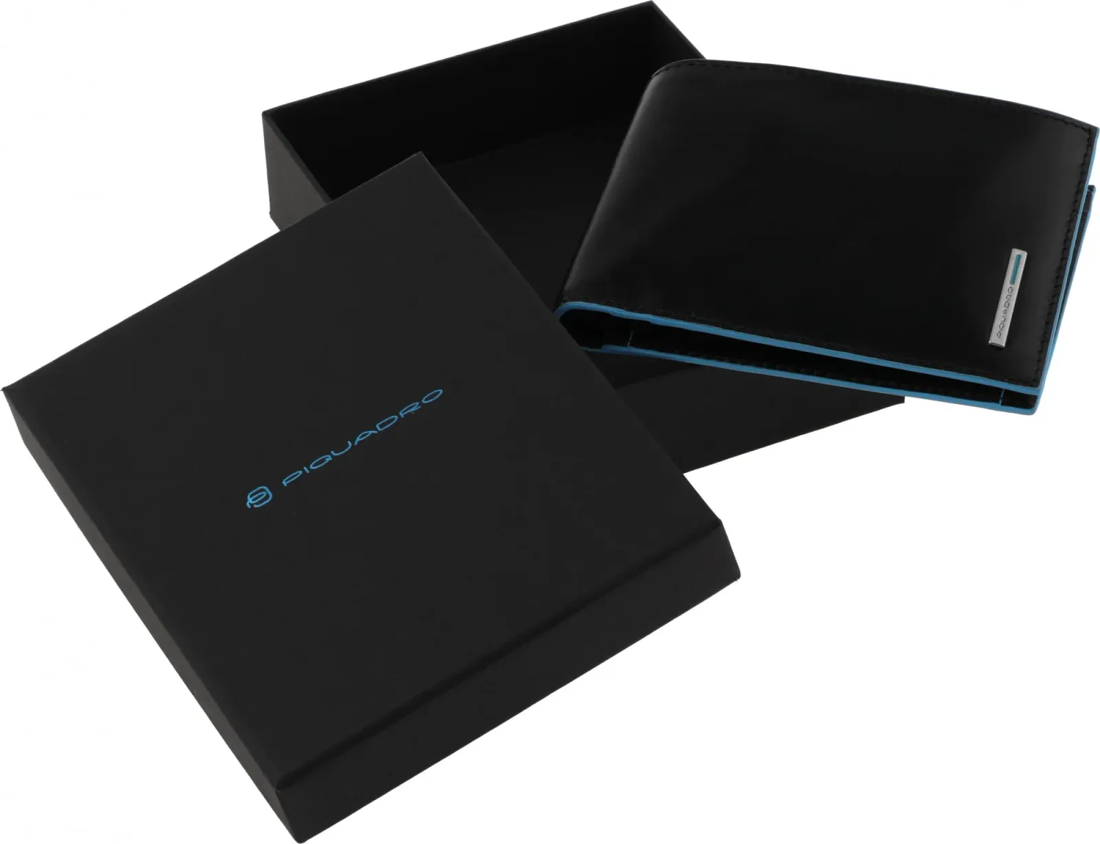 Кошелек мужской Piquadro Blue Square PU257B2R/N черный натур.кожа - фото 7