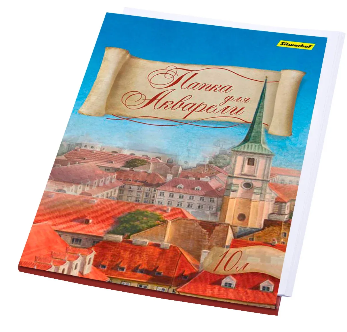 Папка для акварели Silwerhof 914006-24 A4 10л. бум.180г/м2 - фото 2