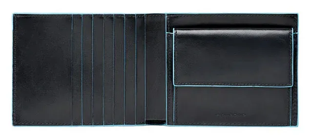 Кошелек мужской Piquadro Blue Square PU1239B2R/N черный натур.кожа - фото 3