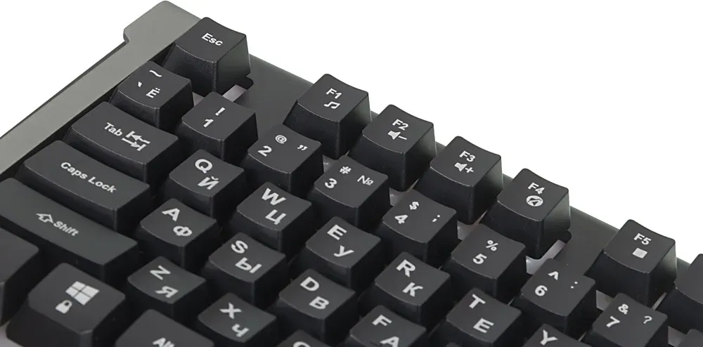Клавиатура Оклик 710G BLACK DEATH черный/оранжевый USB Multimedia for gamer LED 476393 кабель 1.5м - фото 7