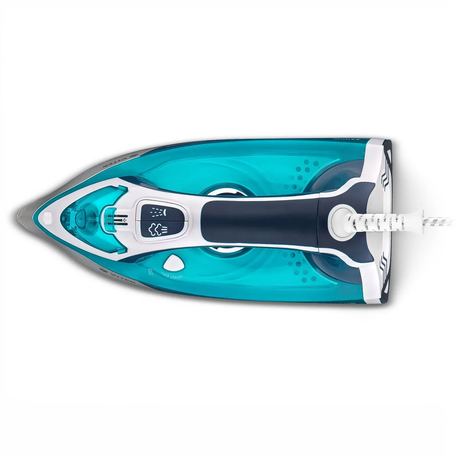 Утюг Vitek 1266-VT-02 2400Вт бирюзовый/белый - фото 4