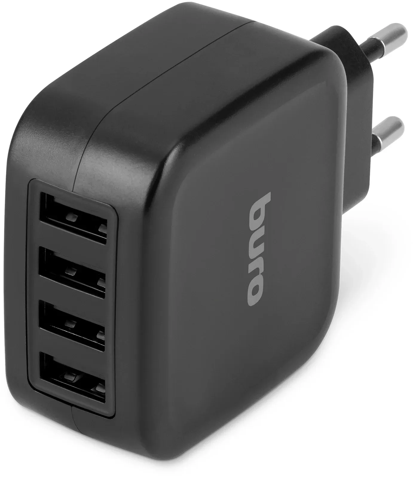 Сетевое зар./устр. Buro TJ-286B Smart 25W 5A 4xUSB универсальное черный TJ-286B - фото 3