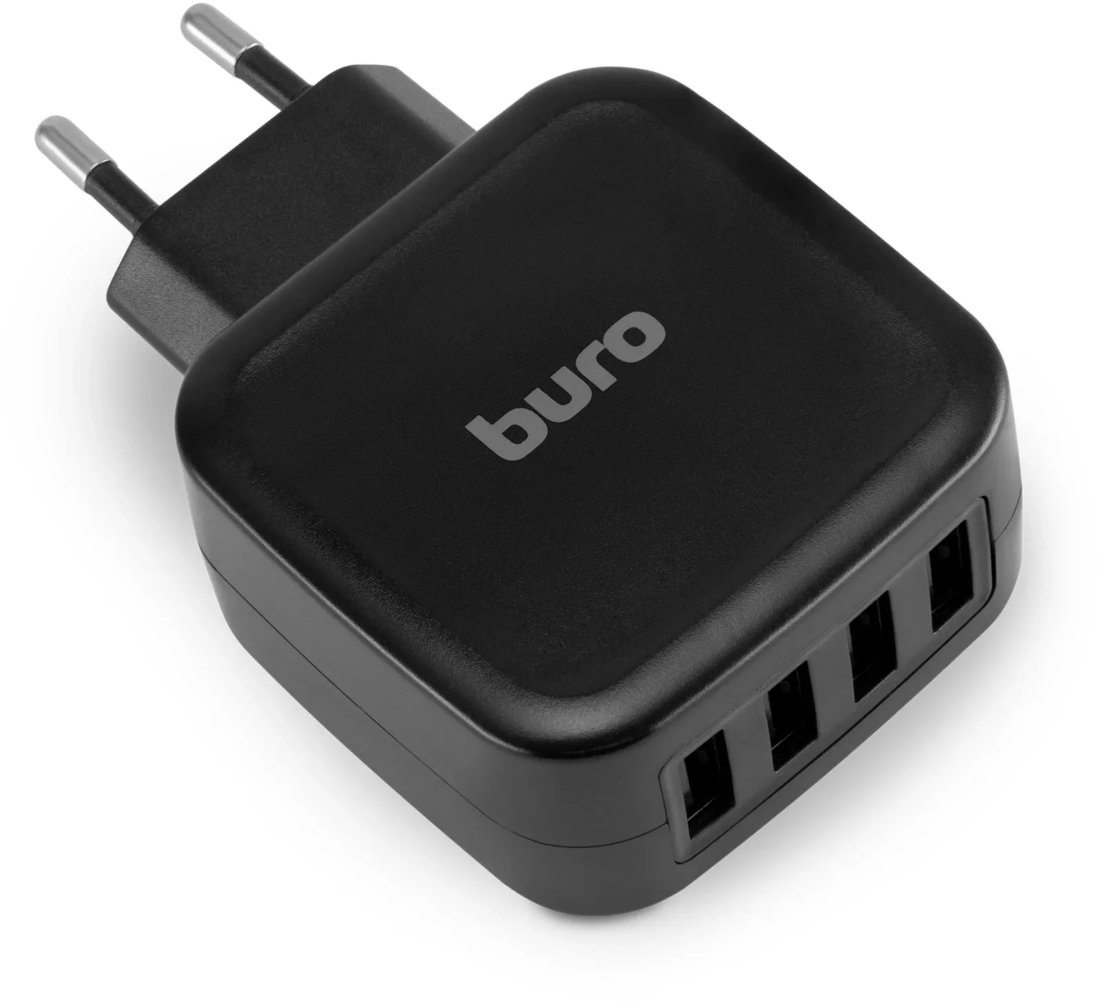 Сетевое зар./устр. Buro TJ-286B Smart 25W 5A 4xUSB универсальное черный TJ-286B - фото 8