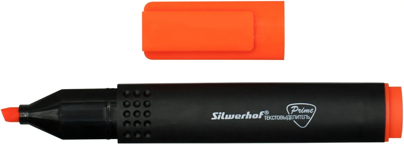 Текстовыделитель Silwerhof Prime 108031-06 скошенный пиш. наконечник 1-4мм оранжевый коробка - фото 4