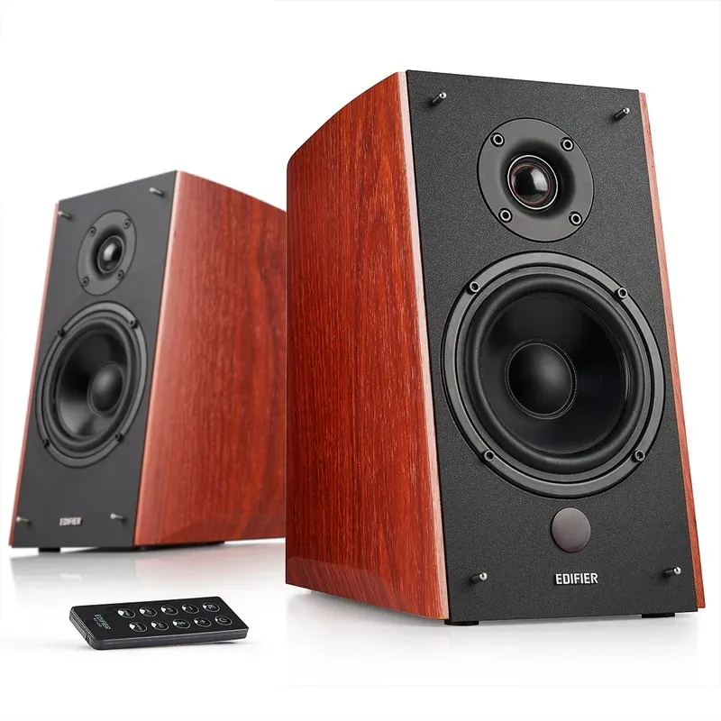Активные 2.0 EDIFIER R2000DB темное дерево - фото 2