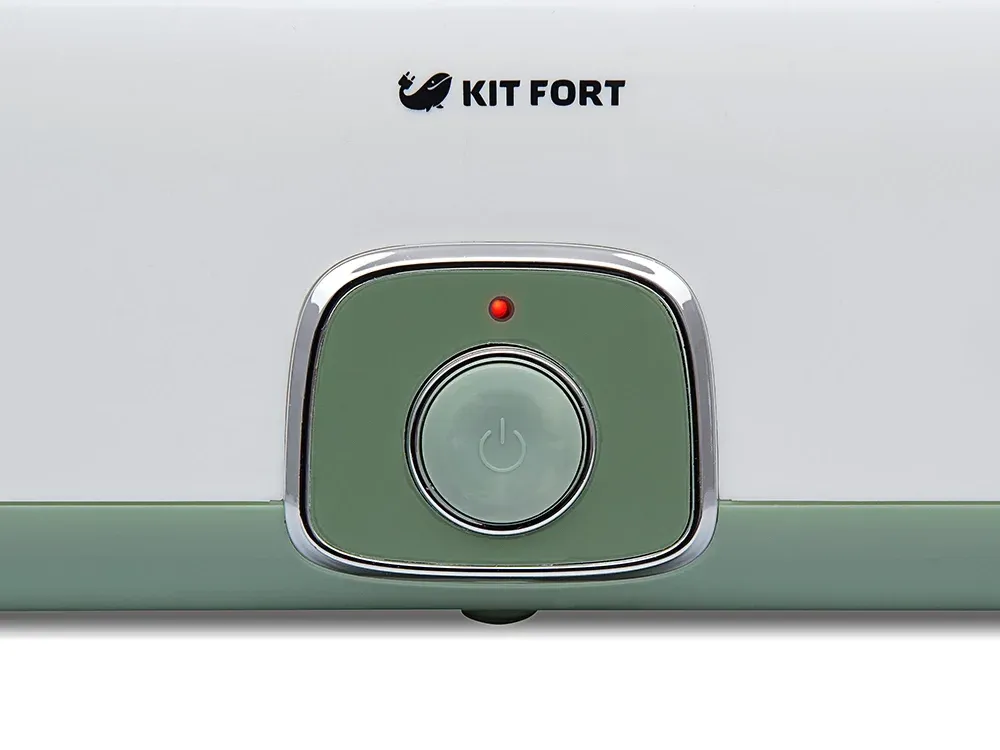 Йогуртница Kitfort KT-2006 20Вт 4б. 180мл белый/зеленый - фото 4