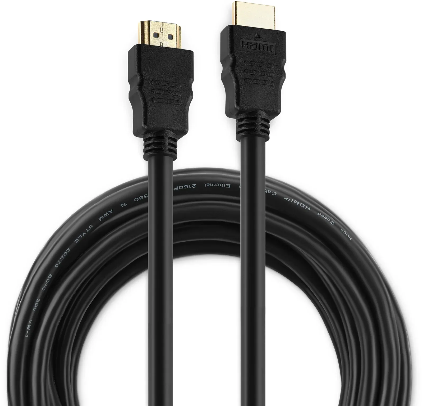 Кабель аудио-видео Buro HDMI 1.4 HDMI m/HDMI m 5м. позолоч.конт. черный BHP RET HDMI50-2 - фото 1