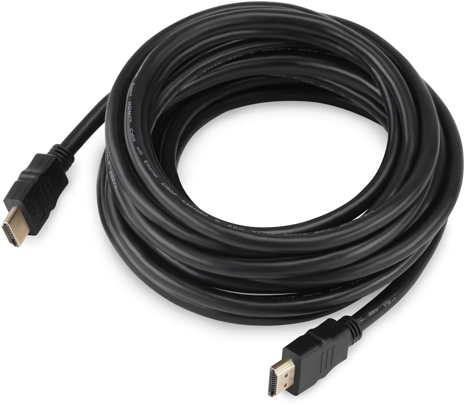 Кабель аудио-видео Buro HDMI 1.4 HDMI m/HDMI m 5м. позолоч.конт. черный BHP RET HDMI50-2 - фото 2