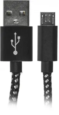 Кабель Buro Braided BHP RET MICUSB-BR USB m-micro USB m 1м черный - фото 8