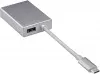 Адаптер Buro BHP miniDisplayPort f-USB Type-C m 0.1м серебристый - фото 5