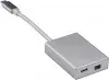 Адаптер Buro BHP miniDisplayPort f-USB Type-C m 0.1м серебристый - фото 6