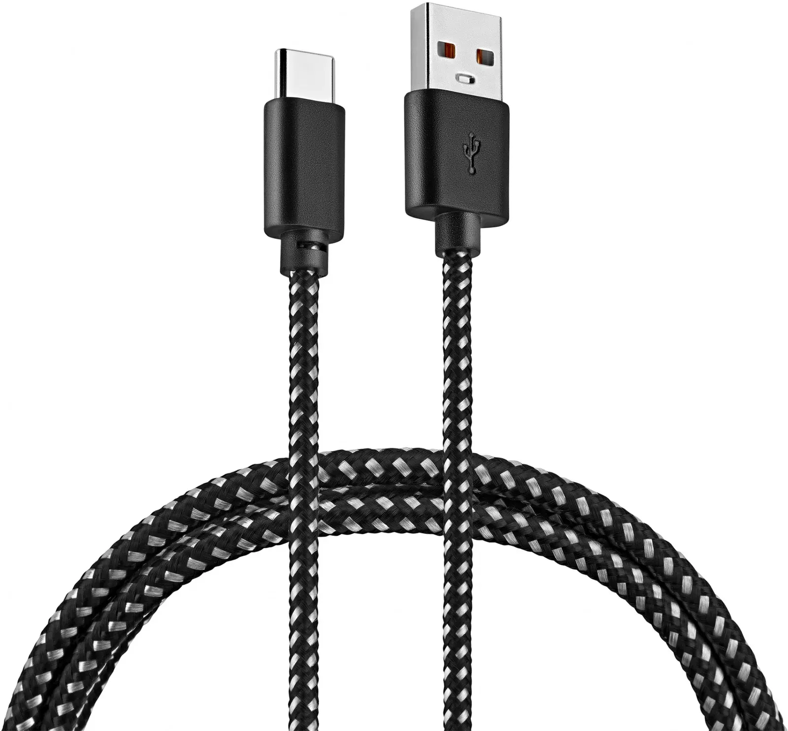 Кабель Buro Braided BHP RET TYPEC1 USB m-USB Type-C m 1м - фото 3
