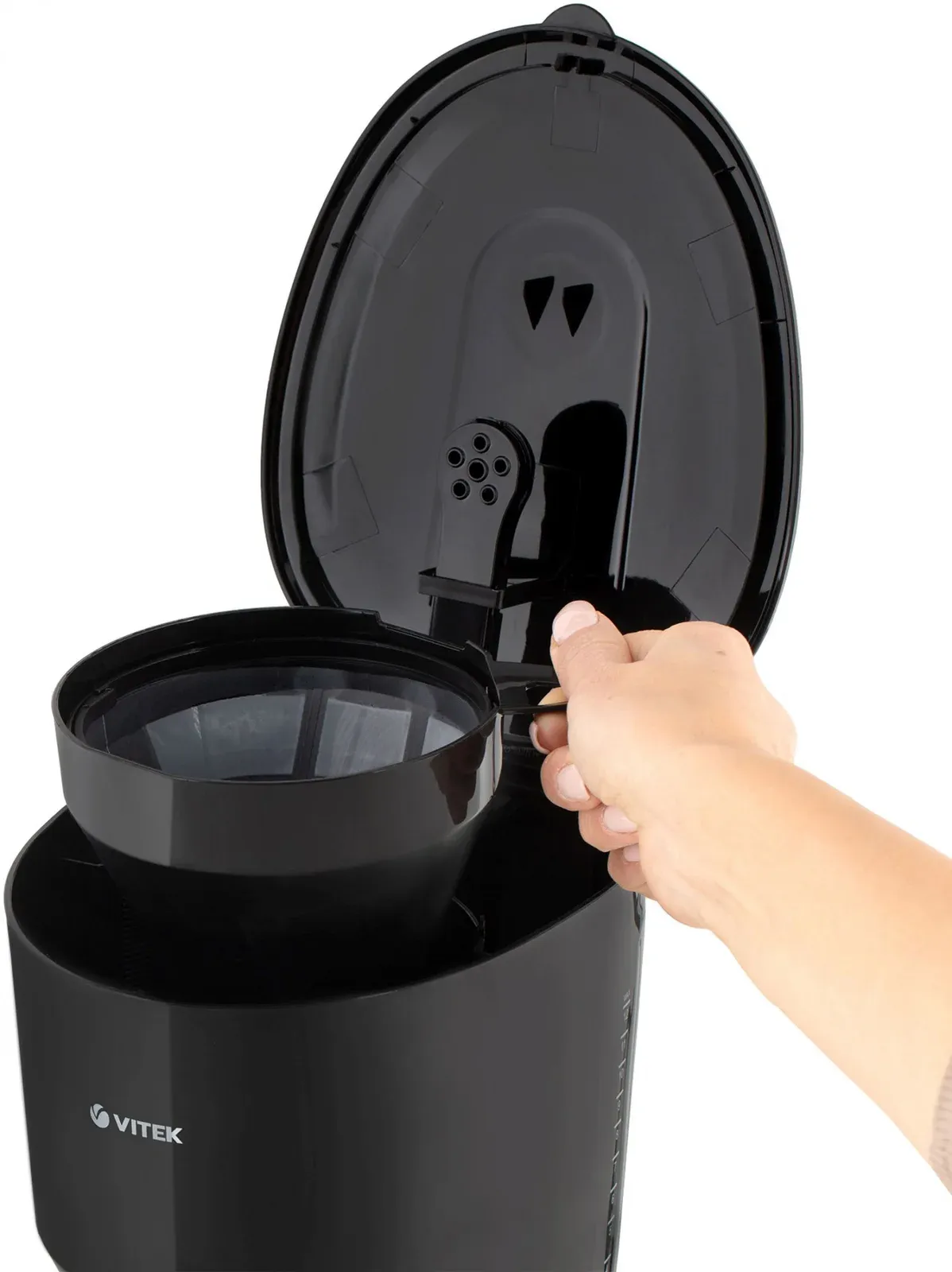 Кофеварка капельная Vitek VT-1528-01 750Вт черный - фото 2