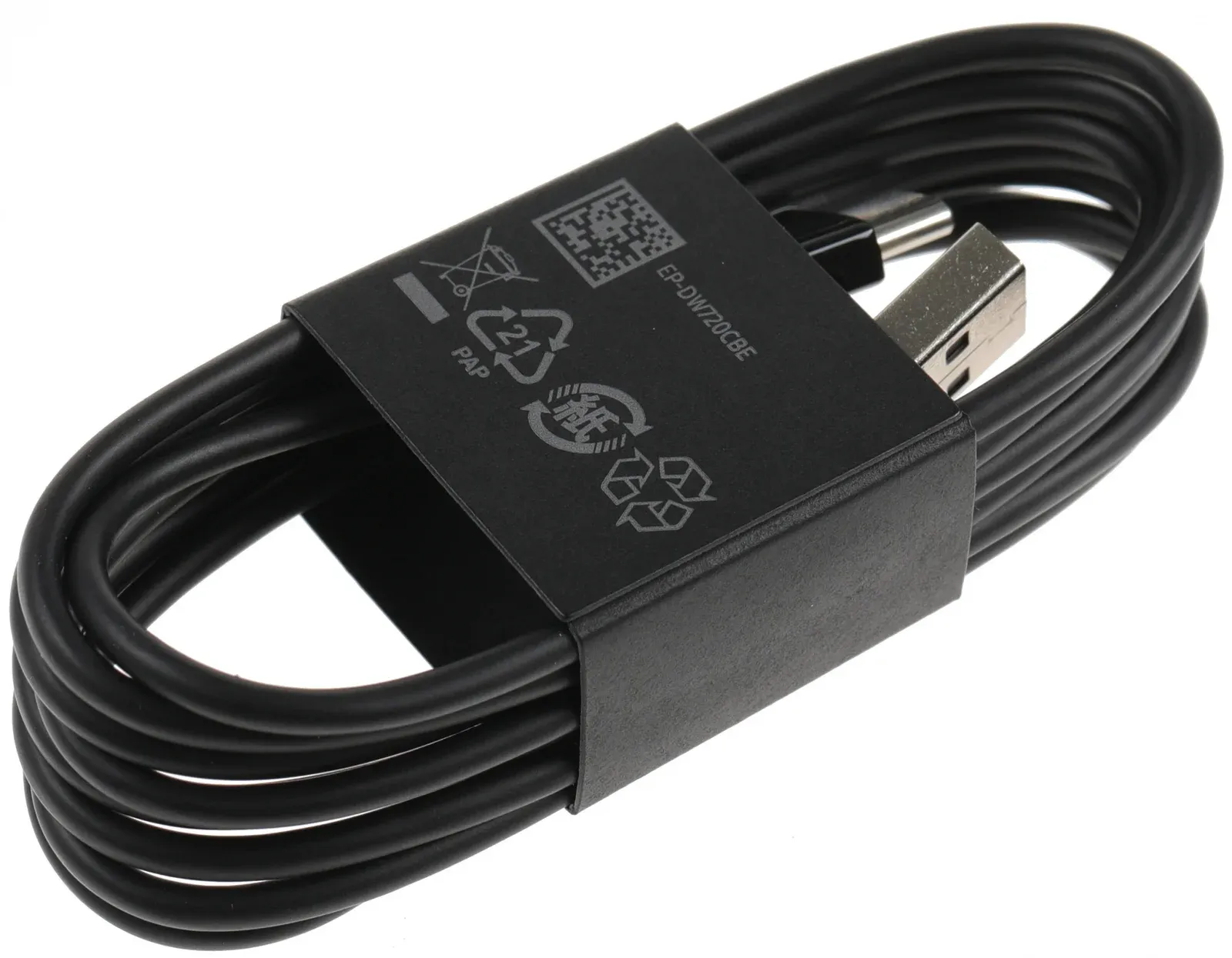 Кабель Samsung EP-DG930IBRGRU USB m-USB Type-C m 1.5м черный - фото 6
