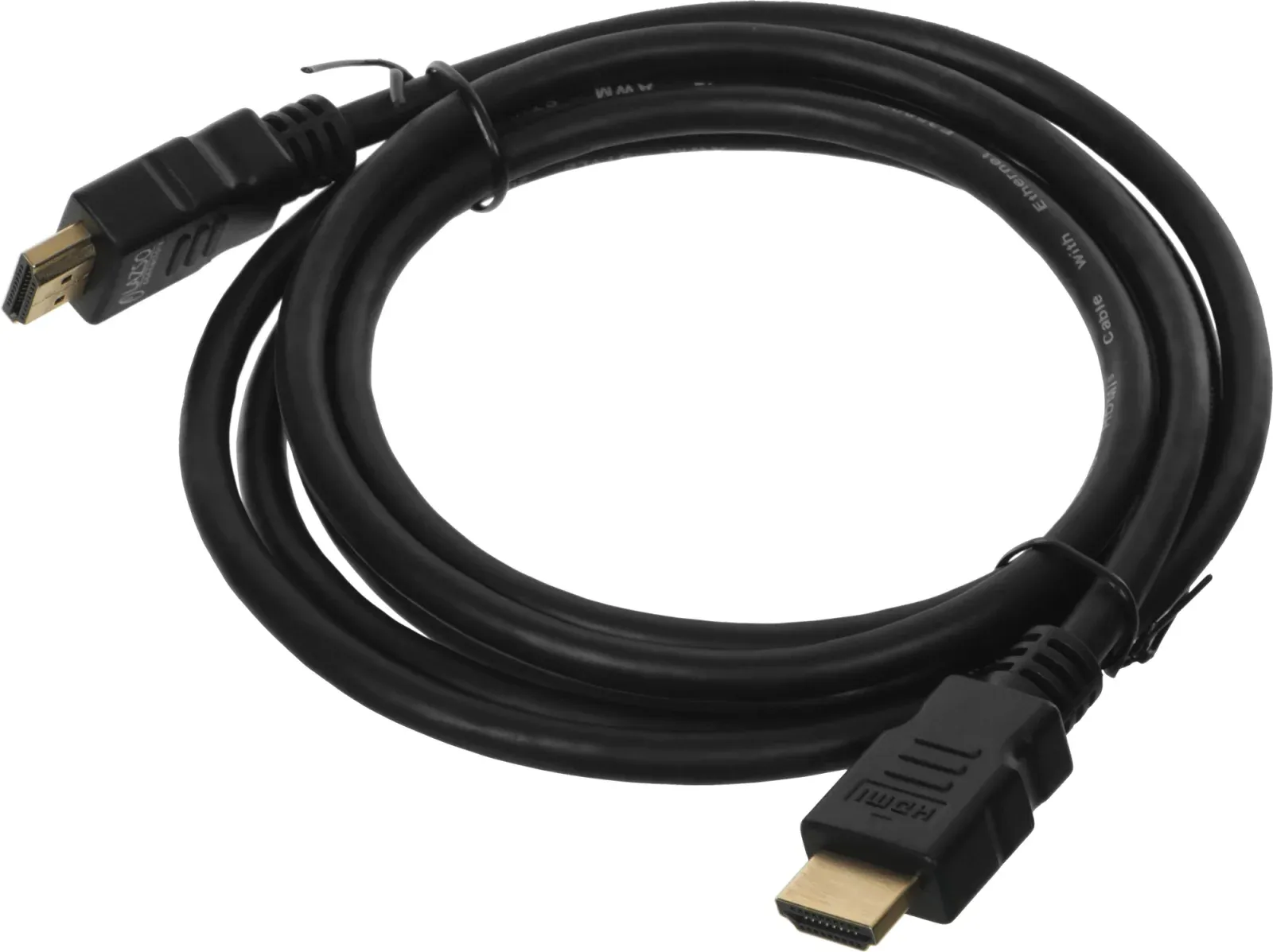 Кабель аудио-видео WH-111 HDMI m/HDMI m 2м. позолоч.конт. черный 9781 - фото 4