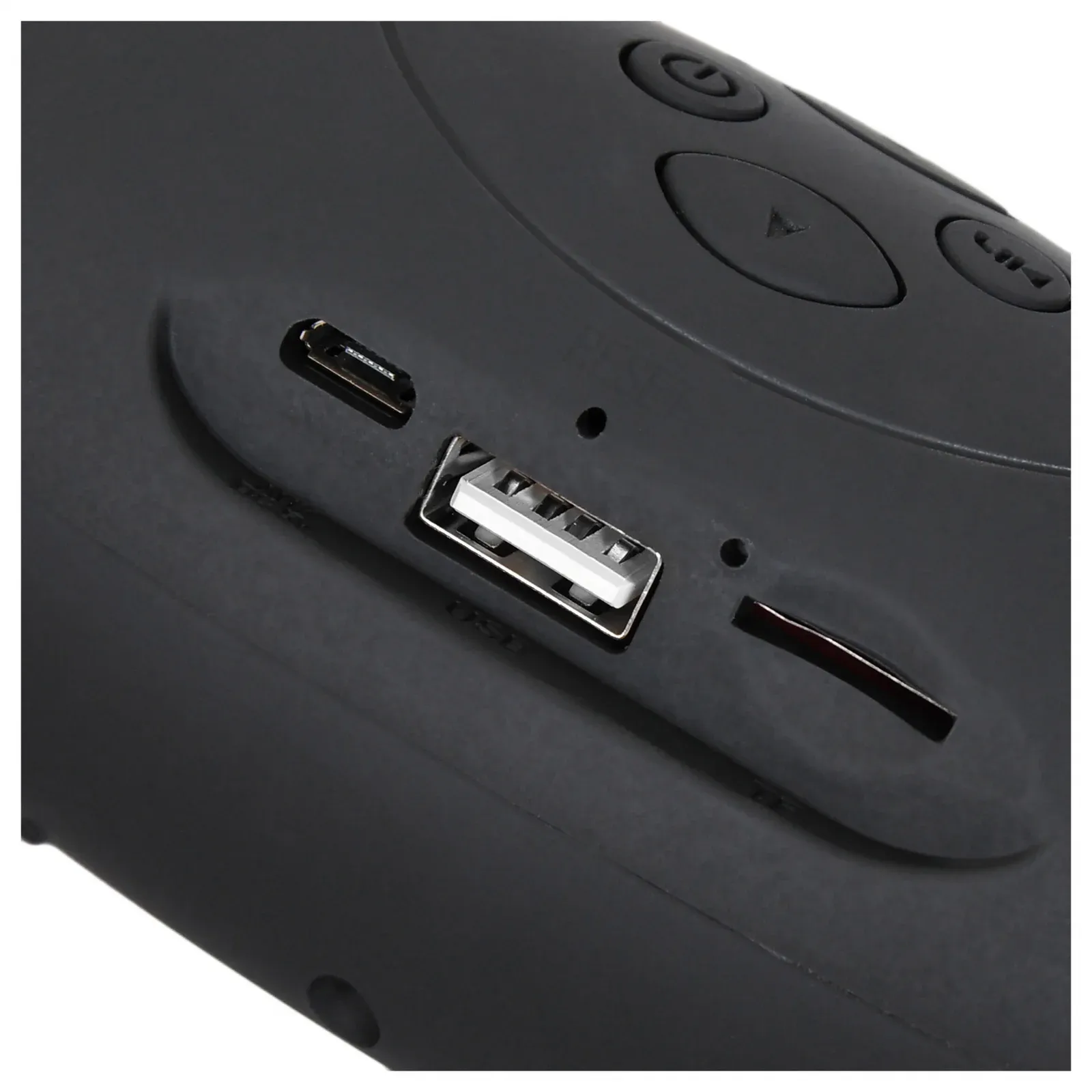 Колонка порт. Hyundai H-PAC100 черный 3W 1.0 BT/3.5Jack/USB - фото 2