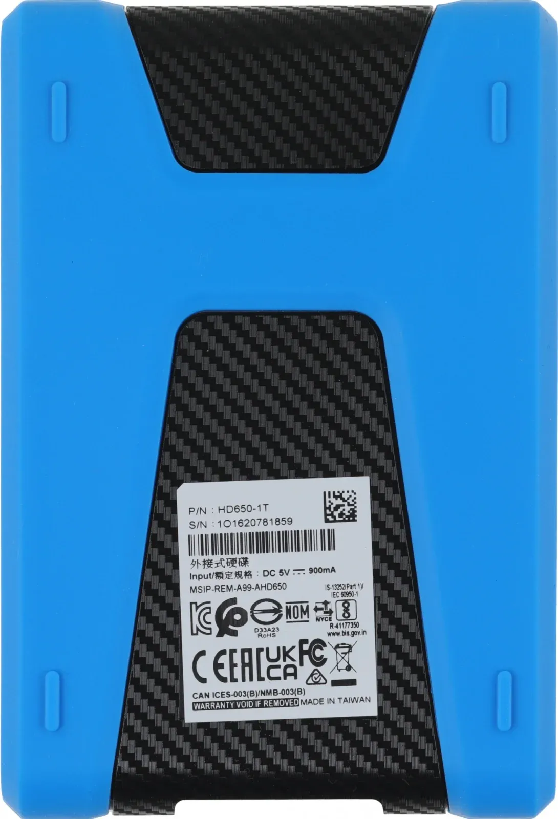 USB A-DATA HD650 синий - фото 2
