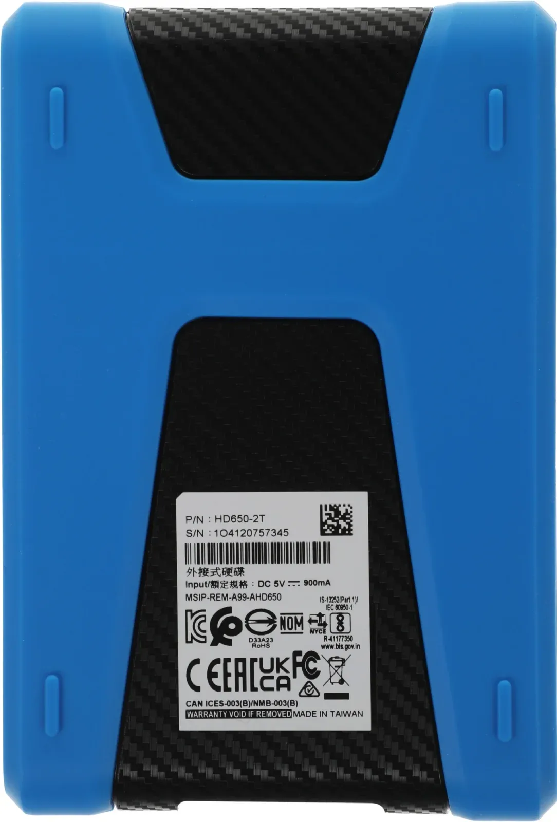 USB A-DATA HD650 синий - фото 2
