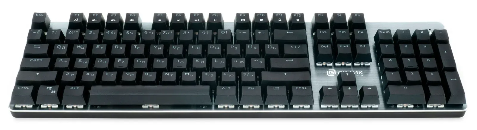 Клавиатуры OKLICK 970G Dark Knight черный/серебристый - фото 2