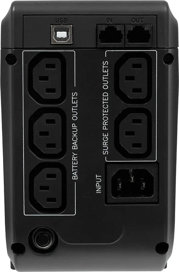 Источник бесперебойного питания Powercom Imperial IMP-525AP 315Вт 525ВА черный - фото 3