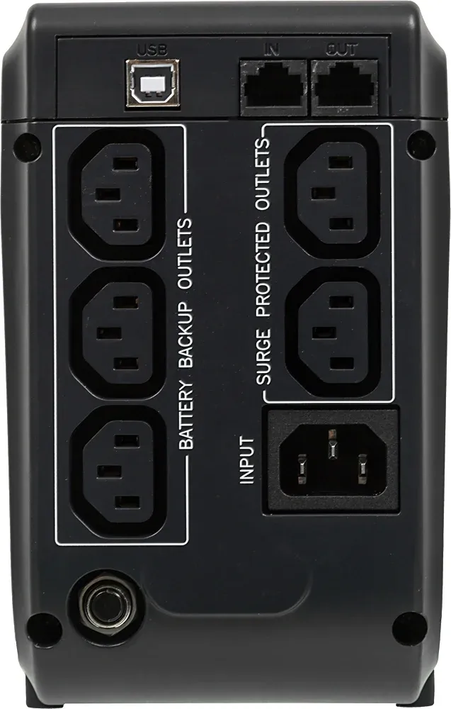 Источник бесперебойного питания Powercom Imperial IMP-625AP 375Вт 625ВА черный - фото 3