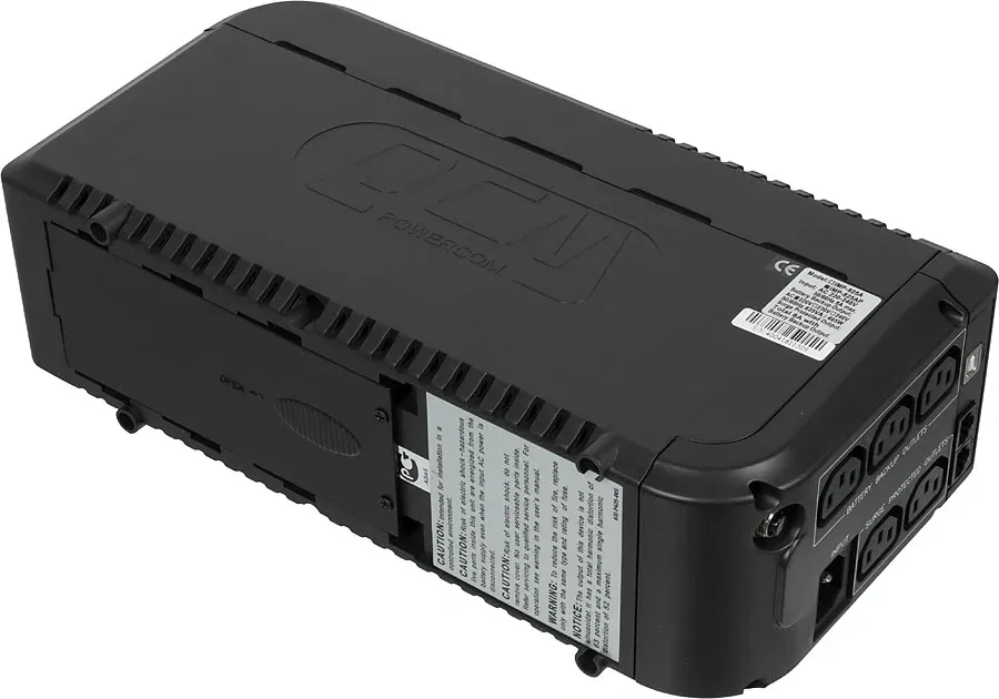 Источник бесперебойного питания Powercom Imperial IMP-825AP 495Вт 825ВА черный - фото 2