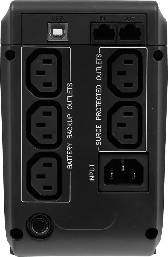 Источник бесперебойного питания Powercom Imperial IMP-825AP 495Вт 825ВА черный - фото 3