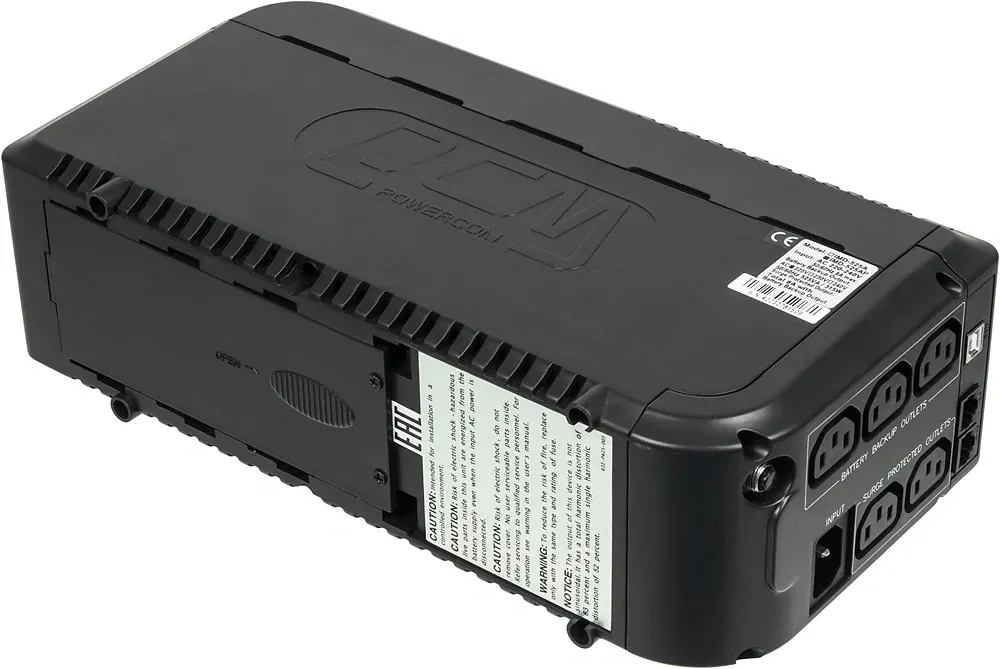 Источник бесперебойного питания Powercom Imperial IMD-525AP 315Вт 525ВА черный - фото 4