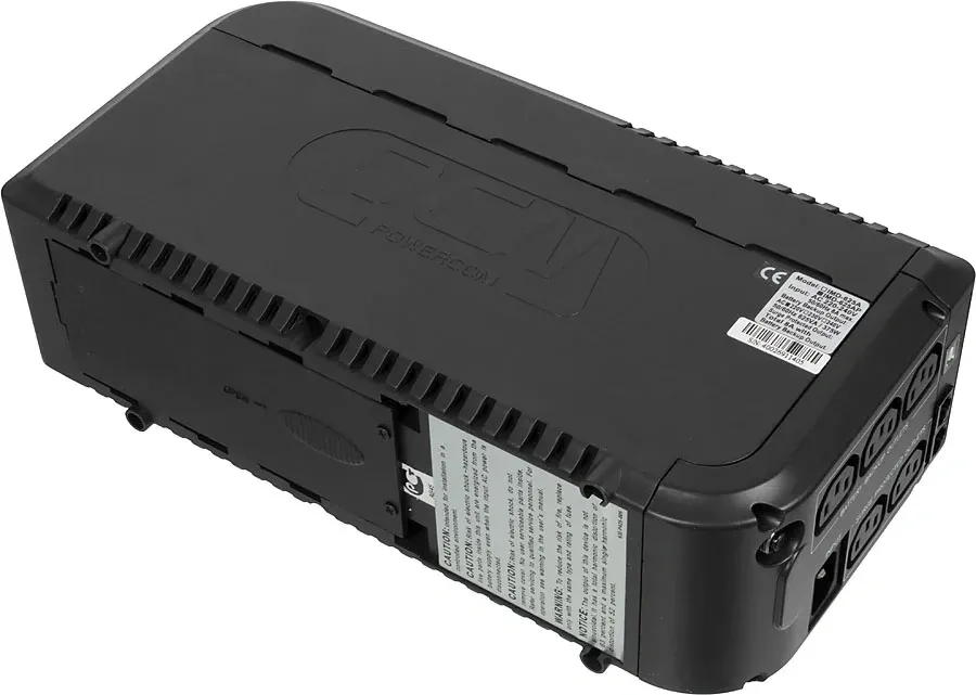 Источник бесперебойного питания Powercom Imperial IMD-625AP 375Вт 625ВА черный - фото 2