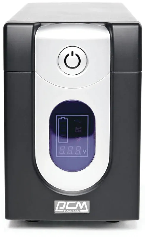 Источник бесперебойного питания Powercom Imperial IMD-1025AP 615Вт 1025ВА черный - фото 6