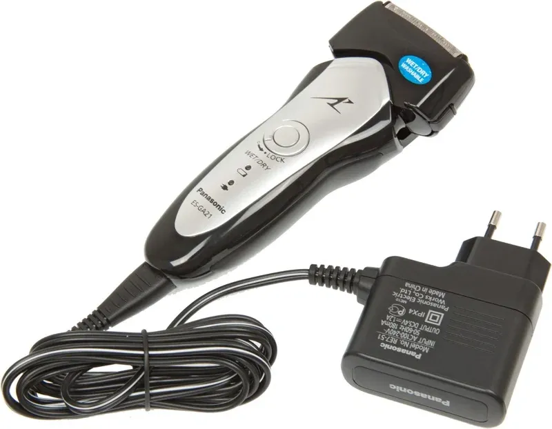 Бритва сетчатая Panasonic ES-GA21 реж.эл.:3 питан.:аккум. черный/серый - фото 8