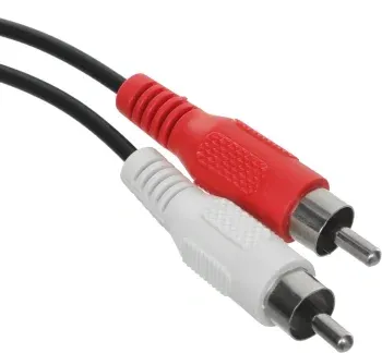 Кабель-переходник аудио Jack 3.5 m/2хRCA m 1.8м. черный - фото 5