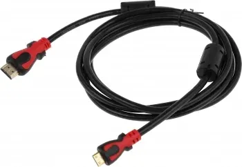 Кабель аудио-видео HDMI m/Mini HDMI m 2м. феррит.кольца черный - фото 6