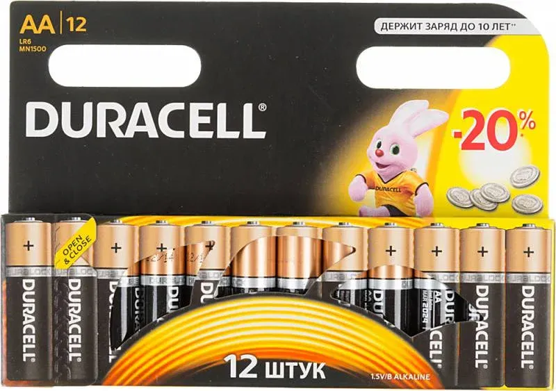 Батарейки DURACELL LR6-12BL MN1500 - фото 1