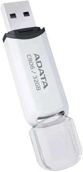 Флеш Диск A-Data 32Gb Classic C906 AC906-32G-RWH USB2.0 белый, 32 ГБ - фото 4