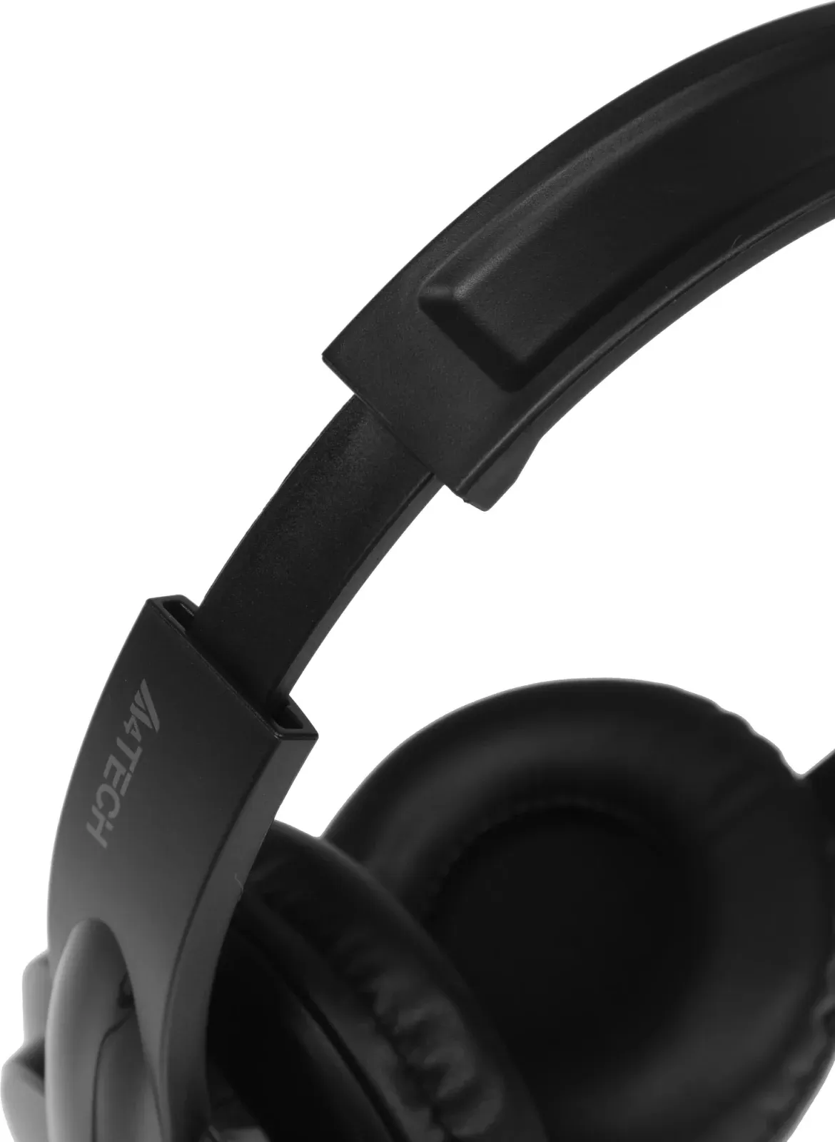 Наушники с микрофоном A4Tech HS-10 черный/белый 2м накладные оголовье HS-10/3.5MM PLUG/BLACK - фото 5