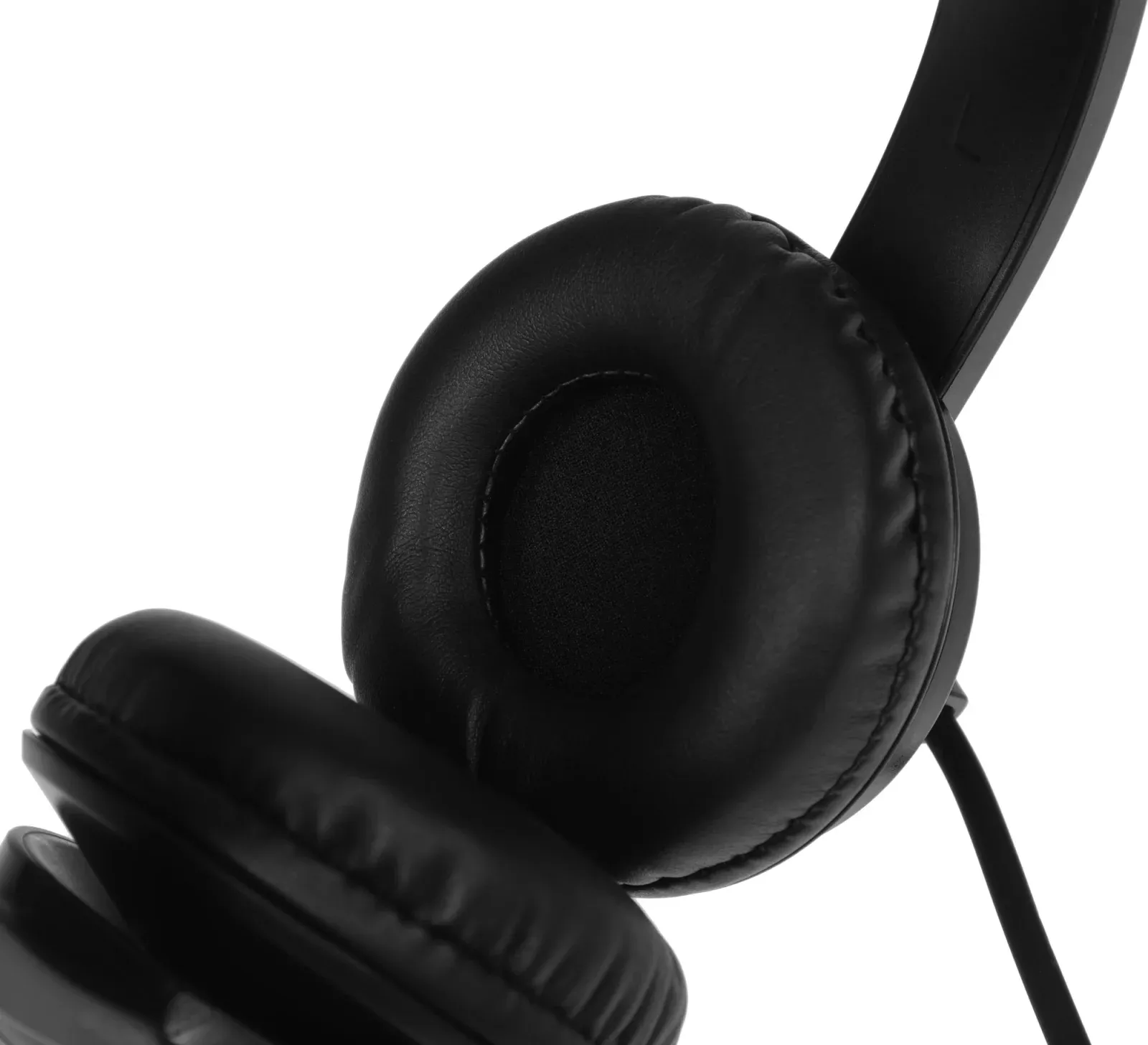 Наушники с микрофоном A4Tech HS-10 черный/белый 2м накладные оголовье HS-10/3.5MM PLUG/BLACK - фото 6