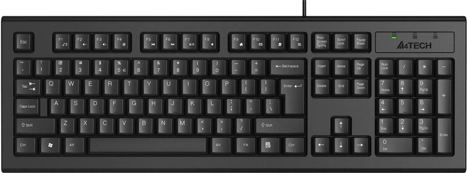 Клавиатуры A4TECH KR-85 черный - фото 1