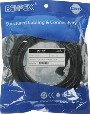 Кабель аудио-видео HDMI m/HDMI m 5м. черный - фото 7