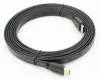 Кабель аудио-видео FLAT HDMI m/HDMI m 3м. черный - фото 6