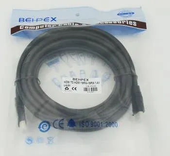 Кабель аудио-видео HDMI m/HDMI m 5м. черный - фото 3