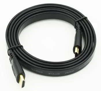Кабель аудио-видео Flat v1.4 HDMI m/HDMI m 1.5м. - фото 4