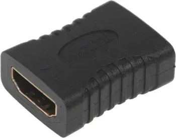 Адаптер аудио-видео HDMI f/HDMI f черный - фото 6