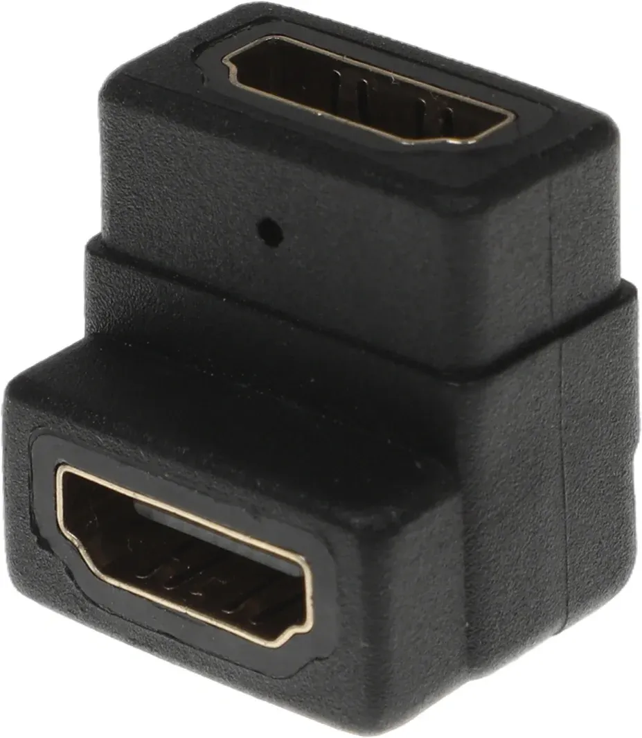 Адаптер аудио-видео HDMI f/HDMI f черный - фото 1