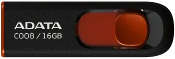 Флеш Диск A-Data 16Gb Classic C008 AC008-16G-RKD USB2.0 красный/черный, 16 ГБ - фото 7