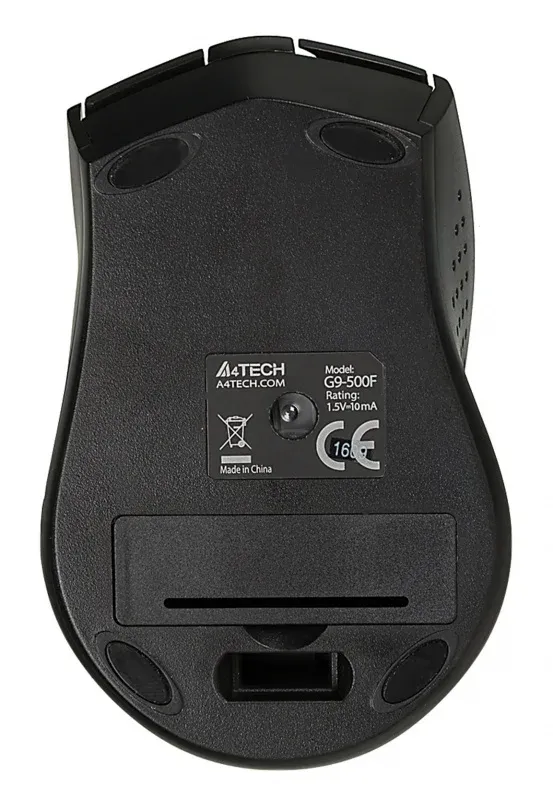Мышь A4Tech V-Track G9-500F черный оптическая 1200dpi беспров. USB 4but - фото 4