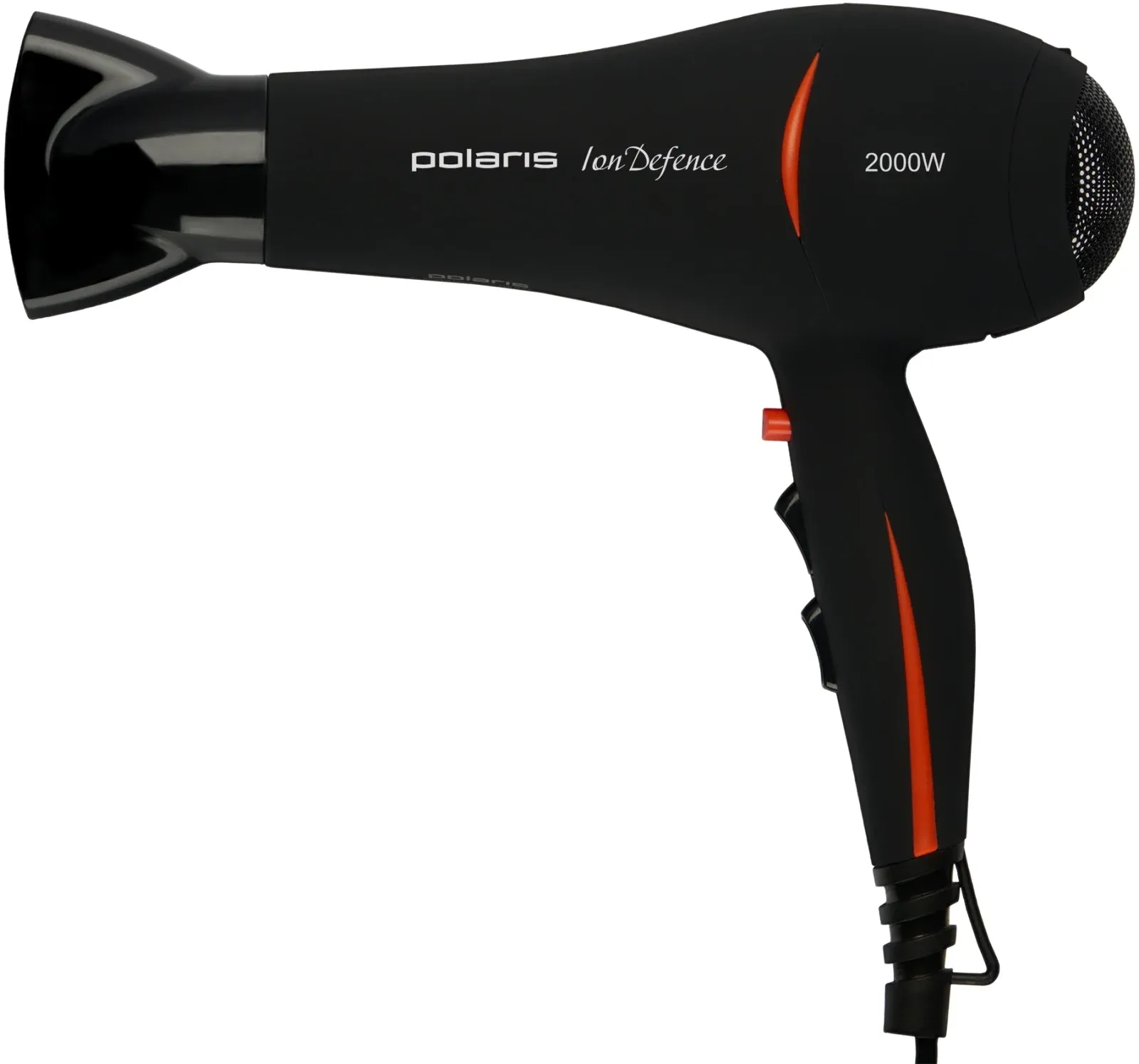 Фен Polaris PHD2038Ti 2000Вт черный/красный PHD 2038TI - фото 1